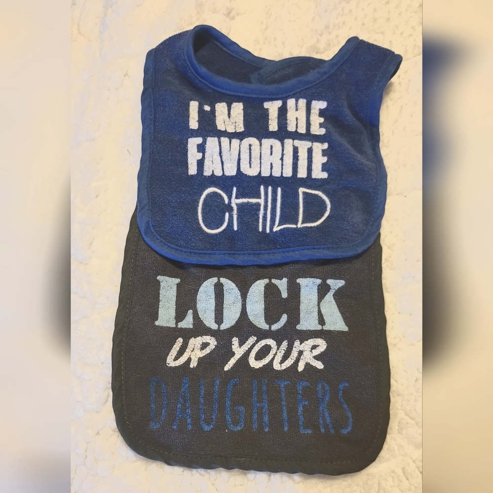 Boys infant bibs